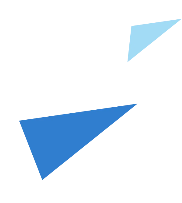 複数の下から浮き上がる複数の小さい三角